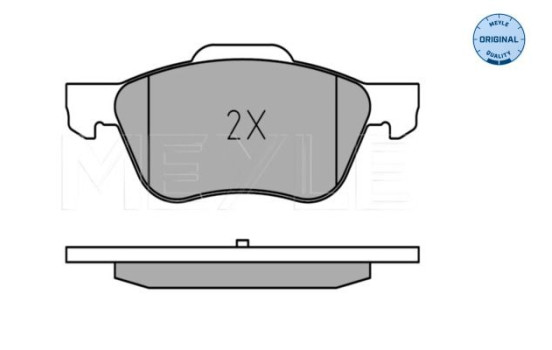 Brake Pad Set, disc brake MEYLE-ORIGINAL Quality 025 231 6017, Image 2
