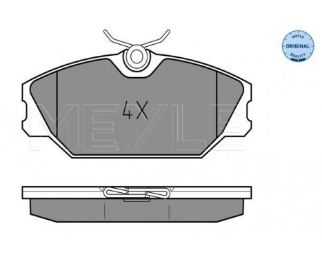 Brake Pad Set, disc brake MEYLE-ORIGINAL Quality 025 231 7218