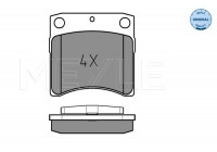 Brake Pad Set, disc brake MEYLE-ORIGINAL Quality 025 231 7618/W