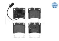 Brake Pad Set, disc brake MEYLE-ORIGINAL Quality 025 231 7618/W