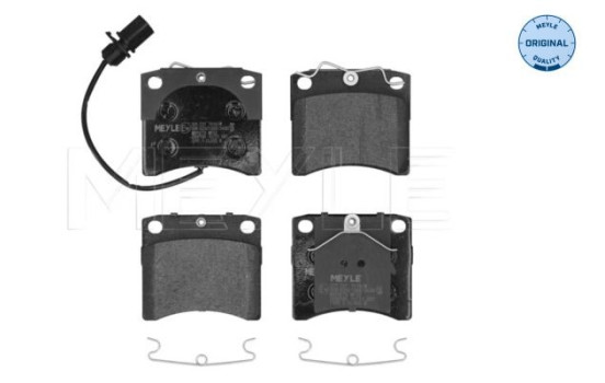 Brake Pad Set, disc brake MEYLE-ORIGINAL Quality 025 231 7618/W
