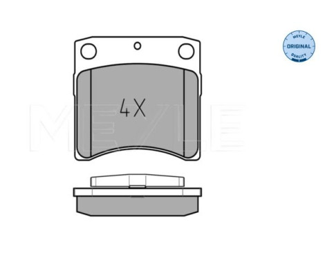 Brake Pad Set, disc brake MEYLE-ORIGINAL Quality 025 231 7618/W, Image 2