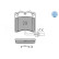 Brake Pad Set, disc brake MEYLE-ORIGINAL Quality 025 231 7618/W, Thumbnail 3