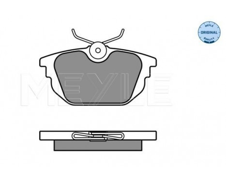 Brake Pad Set, disc brake MEYLE-ORIGINAL Quality 025 231 7714