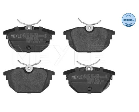 Brake Pad Set, disc brake MEYLE-ORIGINAL Quality 025 231 7714, Image 2