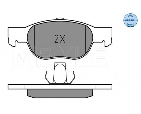 Brake Pad Set, disc brake MEYLE-ORIGINAL Quality 025 231 8118, Image 2