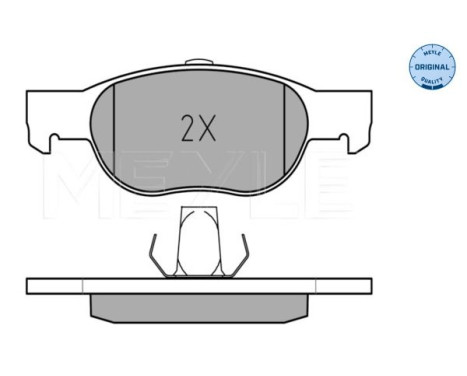 Brake Pad Set, disc brake MEYLE-ORIGINAL Quality 025 231 8118, Image 3