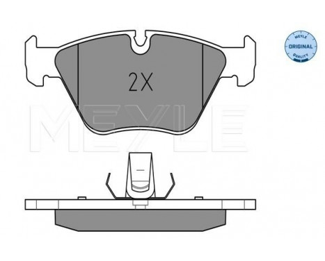 Brake Pad Set, disc brake MEYLE-ORIGINAL Quality 025 231 8320