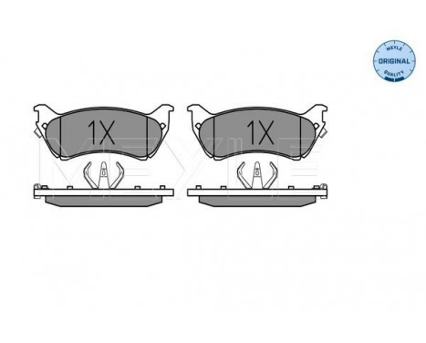 Brake Pad Set, disc brake MEYLE-ORIGINAL Quality 025 231 8917/W