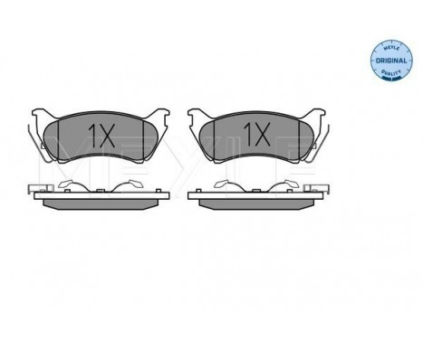 Brake Pad Set, disc brake MEYLE-ORIGINAL Quality 025 231 8917/W, Image 2