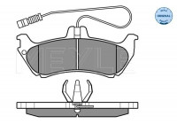 Brake Pad Set, disc brake MEYLE-ORIGINAL Quality 025 231 9017/W