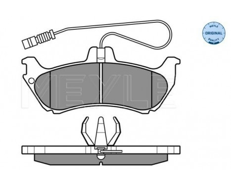 Brake Pad Set, disc brake MEYLE-ORIGINAL Quality 025 231 9017/W