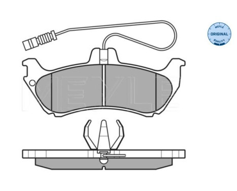 Brake Pad Set, disc brake MEYLE-ORIGINAL Quality 025 231 9017/W, Image 3