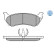 Brake Pad Set, disc brake MEYLE-ORIGINAL Quality 025 231 9017/W, Thumbnail 4