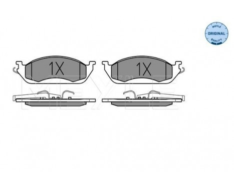 Brake Pad Set, disc brake MEYLE-ORIGINAL Quality 025 231 9317/W, Image 2