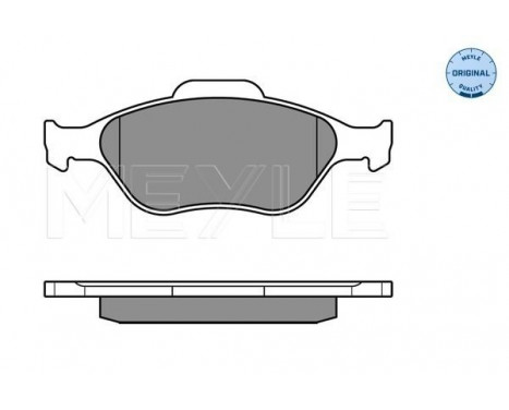 Brake Pad Set, disc brake MEYLE-ORIGINAL Quality 025 232 0217/W