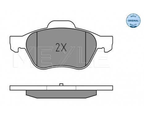 Brake Pad Set, disc brake MEYLE-ORIGINAL Quality 025 232 1518, Image 2