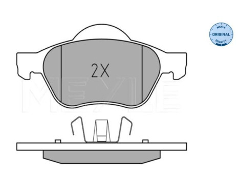 Brake Pad Set, disc brake MEYLE-ORIGINAL Quality 025 232 1518, Image 2
