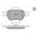 Brake Pad Set, disc brake MEYLE-ORIGINAL Quality 025 232 1518, Thumbnail 2