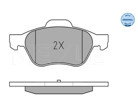 Brake Pad Set, disc brake MEYLE-ORIGINAL Quality 025 232 1518, Image 3