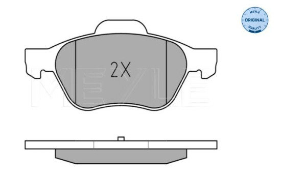 Brake Pad Set, disc brake MEYLE-ORIGINAL Quality 025 232 1518, Image 3