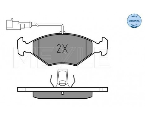 Brake Pad Set, disc brake MEYLE-ORIGINAL Quality 025 232 2018/W