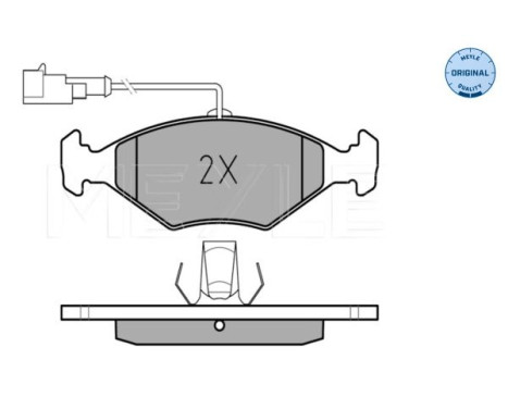 Brake Pad Set, disc brake MEYLE-ORIGINAL Quality 025 232 2018/W, Image 2