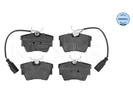 Brake Pad Set, disc brake MEYLE-ORIGINAL Quality 025 232 2416/W, Image 3