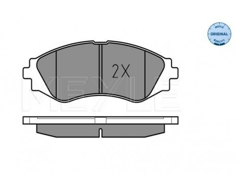 Brake Pad Set, disc brake MEYLE-ORIGINAL Quality 025 232 3417/W, Image 2