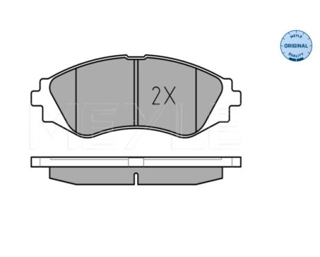 Brake Pad Set, disc brake MEYLE-ORIGINAL Quality 025 232 3417/W, Image 3