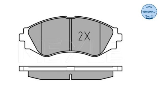 Brake Pad Set, disc brake MEYLE-ORIGINAL Quality 025 232 3417/W, Image 3