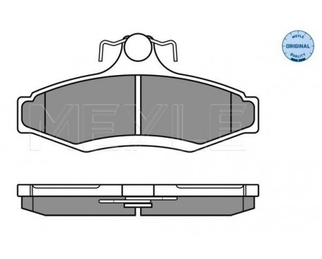 Brake Pad Set, disc brake MEYLE-ORIGINAL Quality 025 232 3714