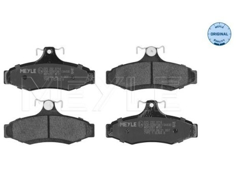 Brake Pad Set, disc brake MEYLE-ORIGINAL Quality 025 232 3714, Image 2