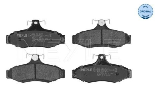 Brake Pad Set, disc brake MEYLE-ORIGINAL Quality 025 232 3714, Image 2