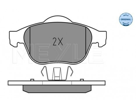 Brake Pad Set, disc brake MEYLE-ORIGINAL Quality 025 232 4518