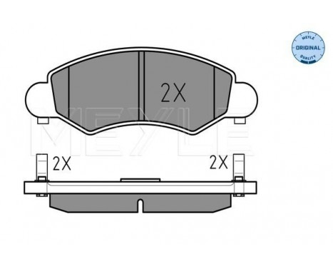 Brake Pad Set, disc brake MEYLE-ORIGINAL Quality 025 232 5316/W, Image 2