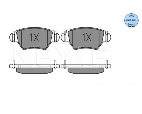 Brake Pad Set, disc brake MEYLE-ORIGINAL Quality 025 232 5817/W, Image 2