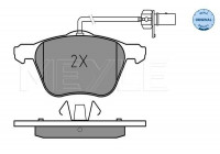 Brake Pad Set, disc brake MEYLE-ORIGINAL Quality 025 232 6920/W