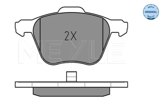 Brake Pad Set, disc brake MEYLE-ORIGINAL Quality 025 232 6920/W, Image 2