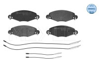 Brake Pad Set, disc brake MEYLE-ORIGINAL Quality 025 232 7318