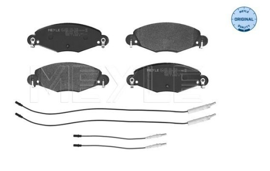 Brake Pad Set, disc brake MEYLE-ORIGINAL Quality 025 232 7318