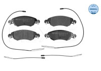 Brake Pad Set, disc brake MEYLE-ORIGINAL Quality 025 232 7617/W