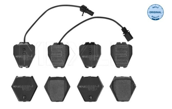 Brake Pad Set, disc brake MEYLE-ORIGINAL Quality 025 232 8017/W