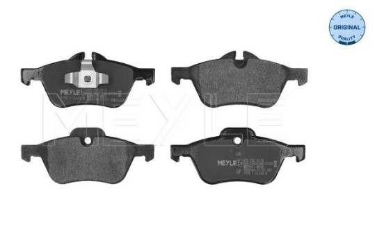 Brake Pad Set, disc brake MEYLE-ORIGINAL Quality 025 232 8118
