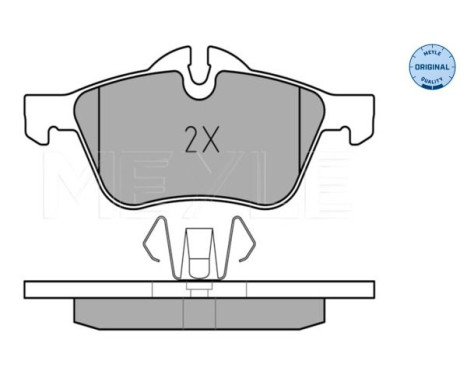 Brake Pad Set, disc brake MEYLE-ORIGINAL Quality 025 232 8118, Image 2