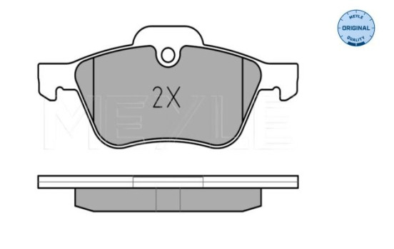 Brake Pad Set, disc brake MEYLE-ORIGINAL Quality 025 232 8118, Image 3