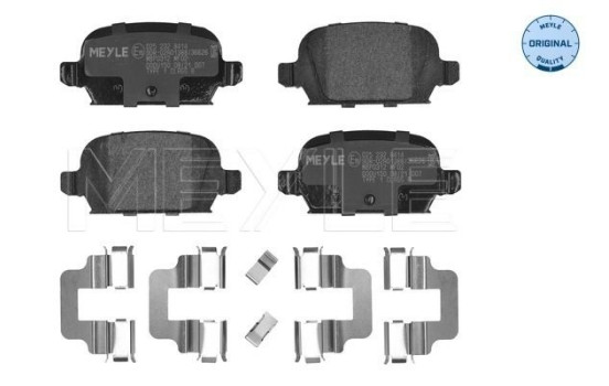 Brake Pad Set, disc brake MEYLE-ORIGINAL Quality 025 232 8414