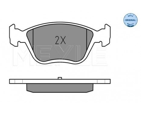 Brake Pad Set, disc brake MEYLE-ORIGINAL Quality 025 232 8919/W