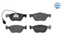 Brake Pad Set, disc brake MEYLE-ORIGINAL Quality 025 232 8919/W