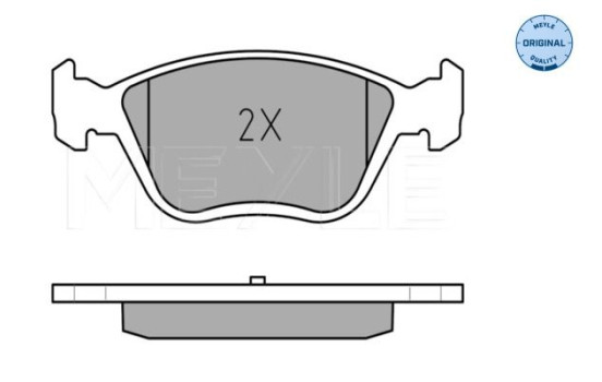 Brake Pad Set, disc brake MEYLE-ORIGINAL Quality 025 232 8919/W, Image 2